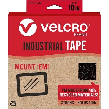 Velcro Brand Tape, Industrial, Recycled, 10 VEK30190